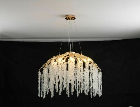 Люстра Coral Crystals Cascade Gold