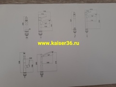 Смеситель KAISER Stick 49144 для кухни 10