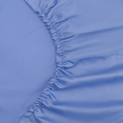 Простыня на резинке 180x200x30 Tkano Essential сиреневая