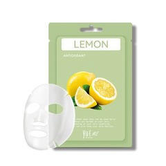 YU.R ME Маска для лица тканевая с экстрактом лимона - MWR lemon sheet mask, 25г, шт