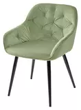 фото 1 Стул BREEZE G108-27 террариумный мох/ черный каркас, велюр М-City на profcook.ru