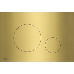 Alcaplast TURN-BRASS Кнопка управления для скрытых систем инсталляции, латунь фото