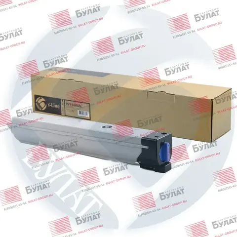 Тонер-картридж БУЛАТ s-Line W9100MC для HP CLJ E77422 (Чёрный, 25000 стр., с чипом OEM б/у) ref