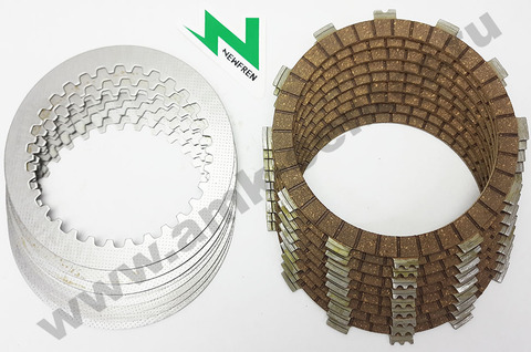 F2845AC Комплект дисков сцепления мото (фрикционные + металлические) (FCS0248/2) NEWFREN