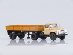 ZIL-130V1 with semitrailer ODAZ-885 beige-ocher 1:43 AutoHistory