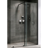 Abber Komfort AG09100B Душевая перегородка, цвет: чёрный