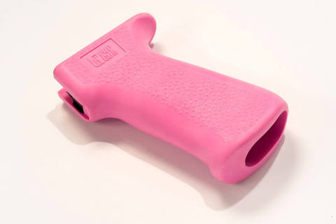 Пистолетная рукоятка Pufgun прорезиненная розовый