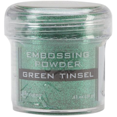 Пудра для эмбоссинга Ranger Ink- GREEN TINSEL