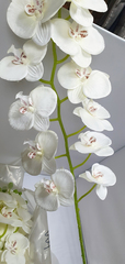 Орхидея искусственная на ветке, 11 голов, 102 см.