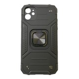 Противоударный чехол Strong Armour Case с кольцом для iPhone 11 (Черный)