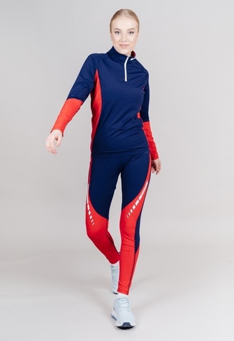 Гоночный костюм Nordski Base Dark Blue/Red унисекс