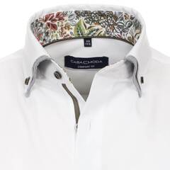 Сорочка мужская Casamoda Comfort Fit 834064500-000 белая, короткий рукав
