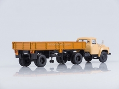 ZIL-130V1 with semitrailer ODAZ-885 beige-ocher 1:43 AutoHistory