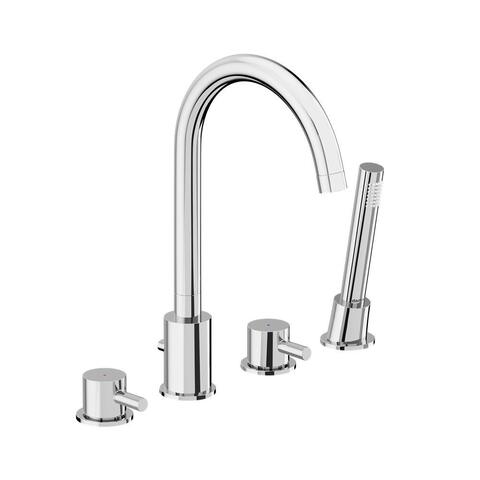 Damixa 360400000 Scandinavian Pure смеситель на борт ванны, четырёхсекционный, хром