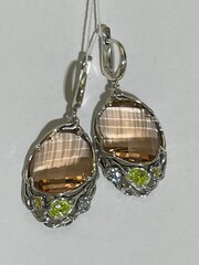 Севилья (серьги из серебра)