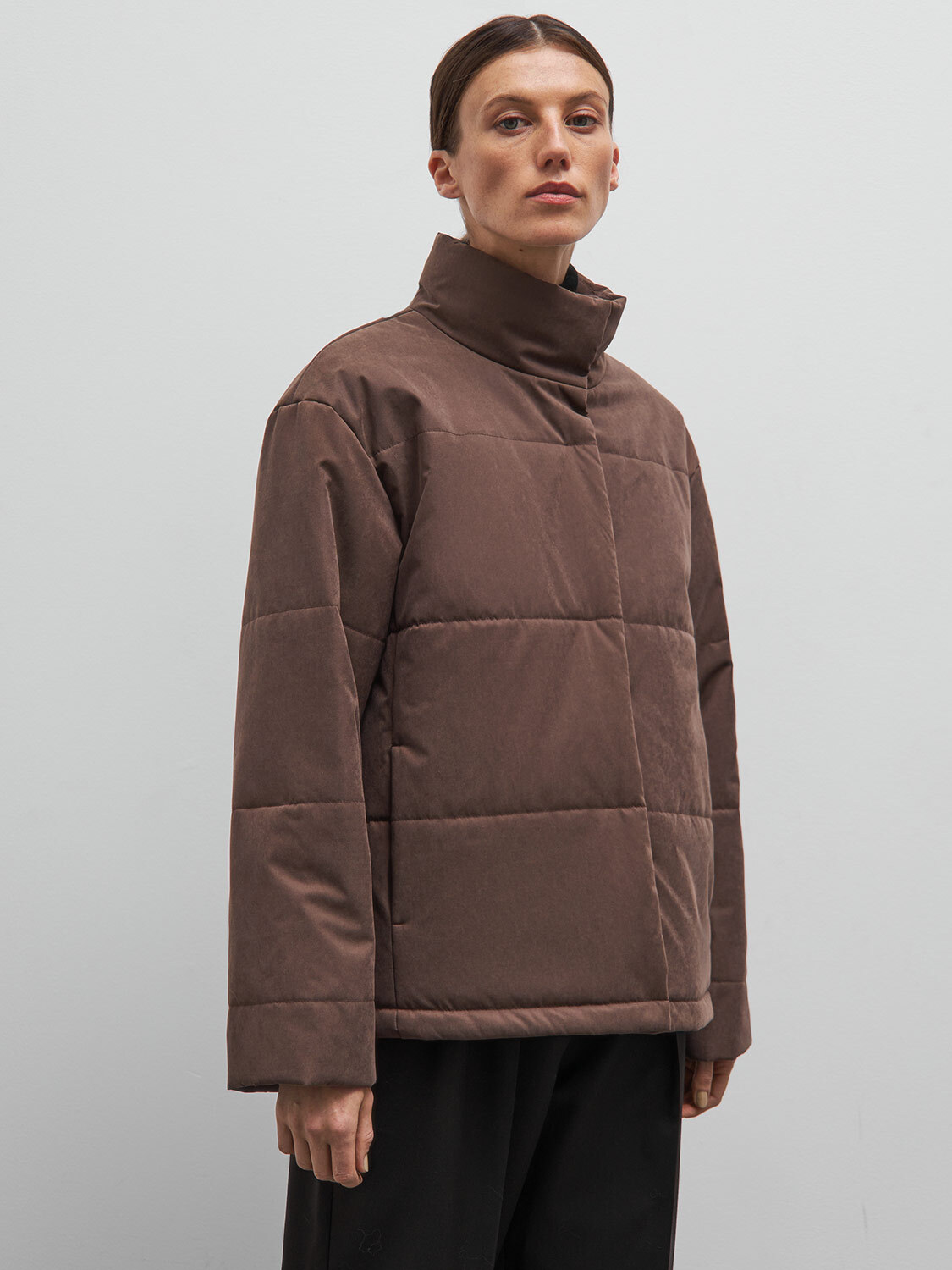 Куртка Рим со съёмным низом gate31 коричневого цвета