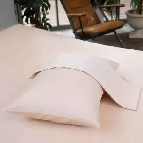 Наволочка 70x70 Mollen пудровая