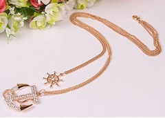 Купить Подвеска Кристальный якорь в Магазине тельняшек