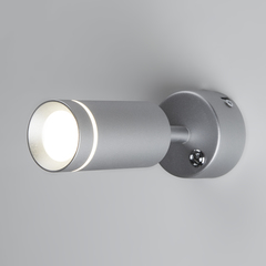 настенный светодиодный светильник Elektrostandard Glory SW LED серебро