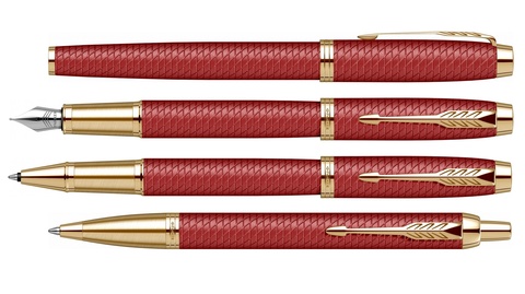 Ручка шариковая Parker IM Premium K318, Red GT (2143644)