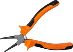 Ombra 440207 Щипцы загнутые 90°  для стопорных колец с двухкомпонентными рукоятками, сжим, 180 мм, 5-32 мм 55194