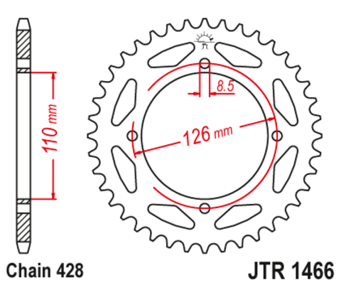 Звезда ведомая JTR1466 47