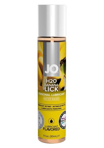 Смазка с ароматом банана JO Flavored Banana Lick - 30 мл. - System JO JO H2O Flavors JO10123