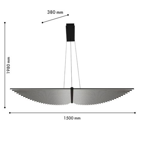 Подвесная светодиодная люстра Favourite Vingar 4381-1P