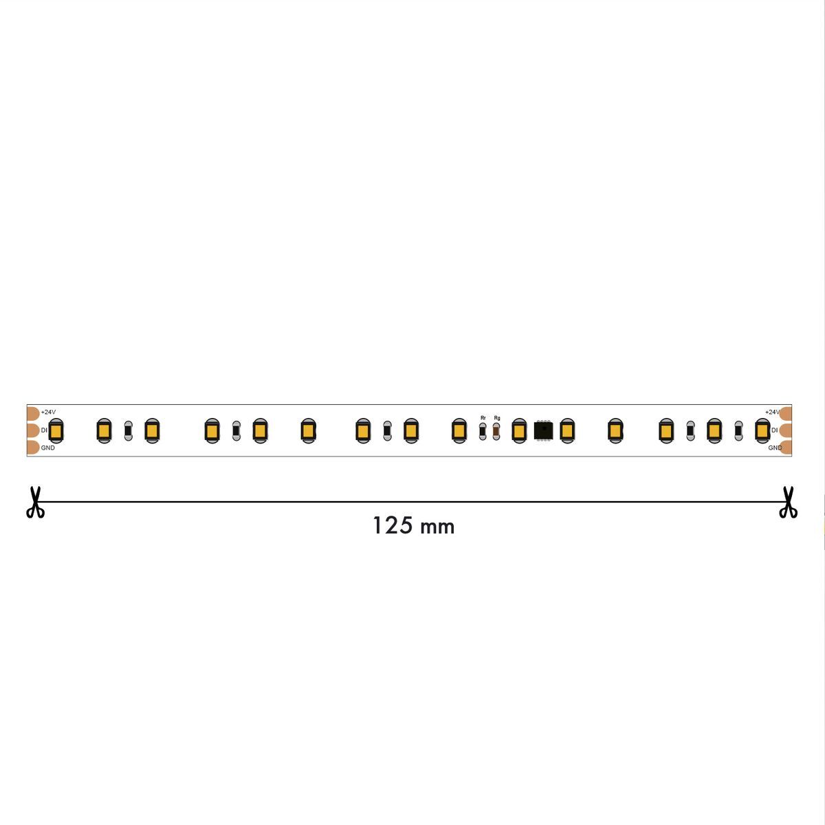 Светодиодная лента Favourite 10W/m 400LED/m 2835SMD дневной белый 5M 2003-41020
