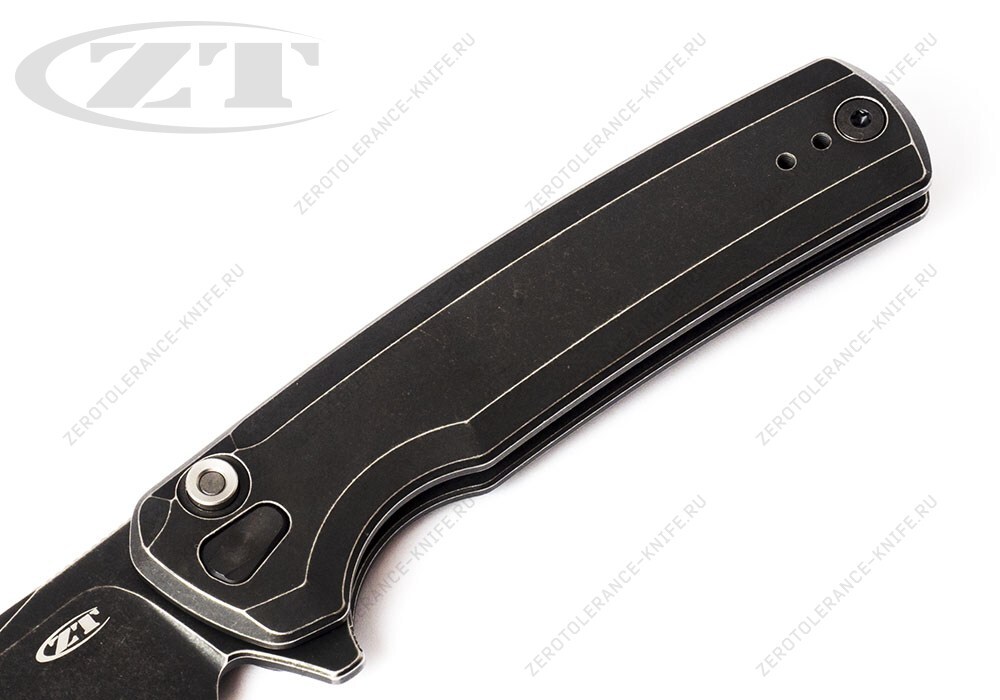 Нож Zero Tolerance 0044BW Button Lock Flipper - фотография 