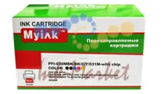 Картриджи MyInk ПЗК PFI-030 для CANON imageProGRAF TA-20/TA-30, TM-240/TM-340, с чипами, 5 шт MBK/BK/C/Y/031M