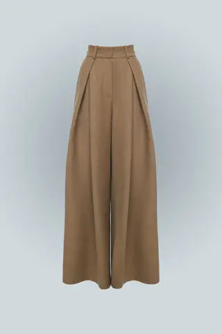 Брюки с защипами