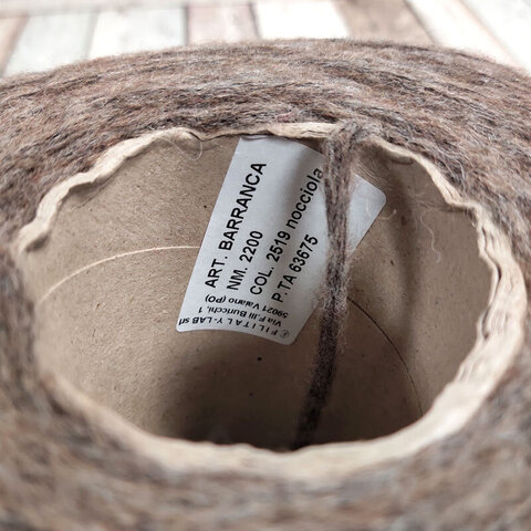Смесовка с альпакой Filitaly Lab BARRANCA 220 серо-коричневый меланж