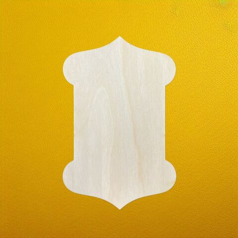 Бирка №5 ( под кружево) 18*13,5см  фанера