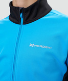 Детский лыжный костюм с лямками Nordski Jr. Advance Light Blue/Black