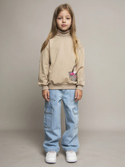 026_ОС25 Водолазка (джемпер) д/д, бежевый