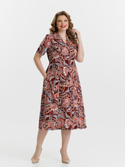 4536 Халат на пуговицах