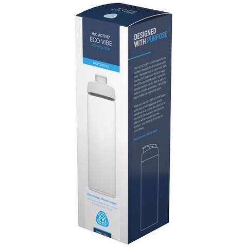 Спортивная бутылка H2O Active® Eco POP Vibe объемом 850 мл с откидывающейся крышкой