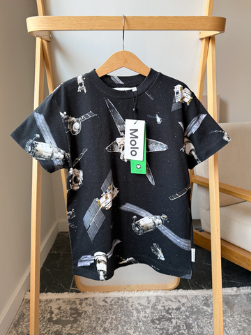 Новая хлопковая футболка Molo, 128