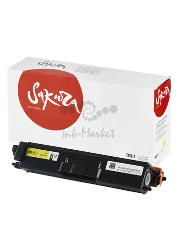 Картридж Sakura TN321Y для Brother HL-8250, HL-8350, DCP-8400, DCP-8450, MFC-8650, желтый, 1500 к.