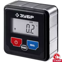 ЗУБР МИКРО, 4 Х 90°, ±0.1, электронный уровень-уклономер, Профессионал (34743)