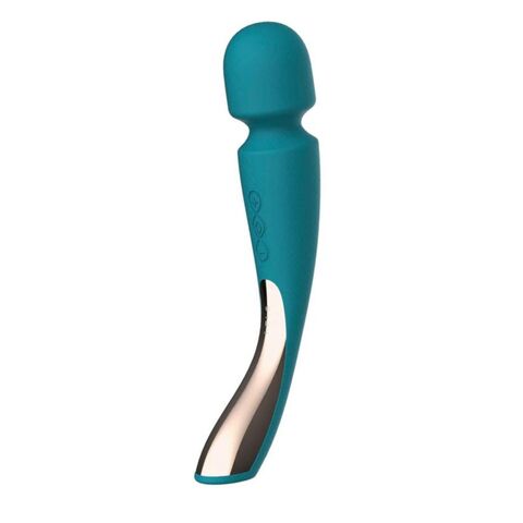 Бирюзовый вибратор Smart Wand 2 Medium - Lelo LEL8380