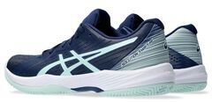 Женские теннисные кроссовки Asics Solution Swift FF Clay - blue expanse/pale blue