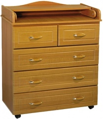 Комод  "Мишка" №2 (слоновая кость)