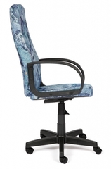 Кресло компьютерное Лидер (Leader) — принт "Карта на синем"
