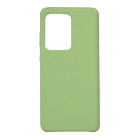 Силиконовый чехол Silicone Cover для Samsung Galaxy S20 Ultra (Зеленый)