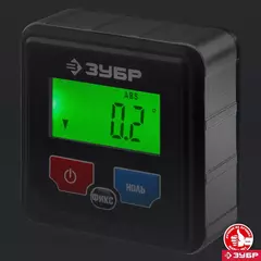 ЗУБР МИКРО, 4 Х 90°, ±0.1, электронный уровень-уклономер, Профессионал (34743)