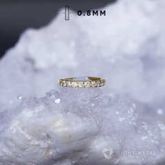 Кликер Twilight Crystal PVD Yellow 0.8мм