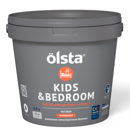 KIDS & BATHROOM Olsta Краска для детской комнаты гипоаллергенная