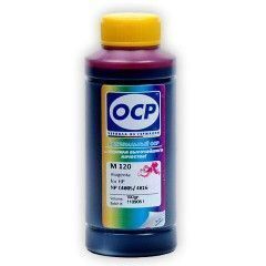 Чернила OCP M120 Magenta для картриджей HP 11/13/12/82, 100 мл